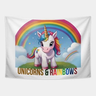 Unicorns & Rainbows Tapestry