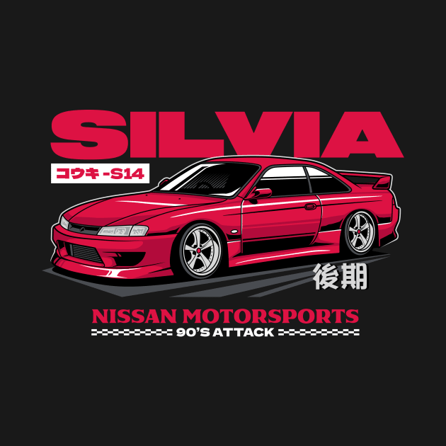 Silvia S14 Wide Body by cturs