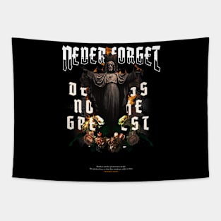 Never Forget - Christian Design - Street wear T-shirt Design Tapestry