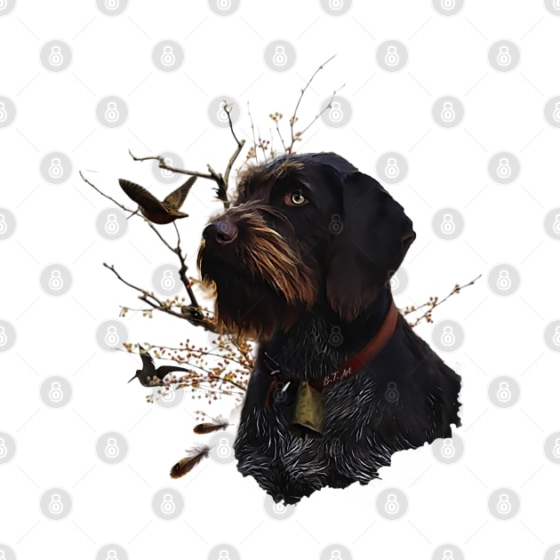 German Wirehaired Pointer by German Wirehaired Pointer 