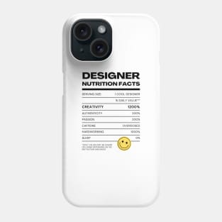 Designer Facts Phone Case