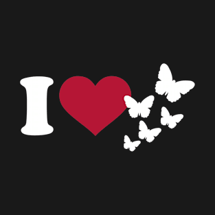 I love Butterfly T-Shirt