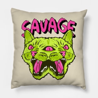 Savage Kitties Pillow