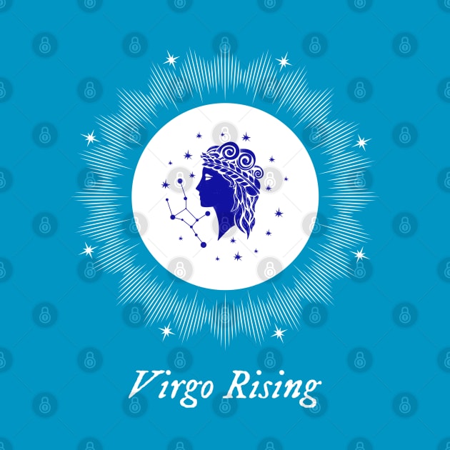 Virgo Rising Astrology Chart Zodiac Sign Ascendant by Witchy Ways