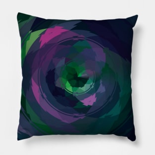 Mystic Topaz Crystal Geometric Pillow