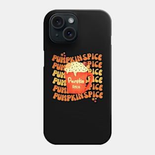 Retro Vintage  Pumpkin Spice Latte Lovers  Funny Pumpkin Fall Phone Case