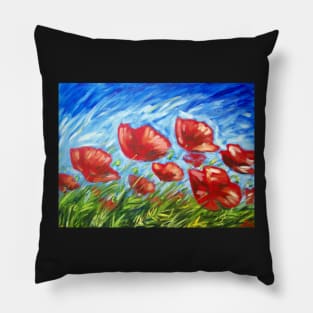 Poppy Summer Pillow