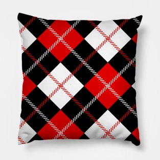 Plaid Pattern Luxury Checkers  Tartan Pillow