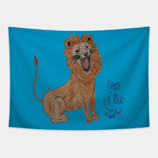 King of the Roar - Lion Tapestry