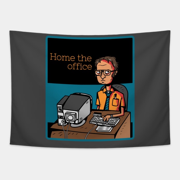 Home The Office Tapestry by Camelo