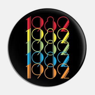 VINTAGE T-SHIRT Birthday 1982 Pin