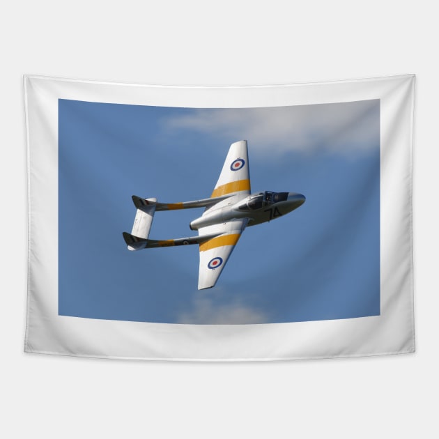 de Havilland Vampire Tapestry by CGJohnson