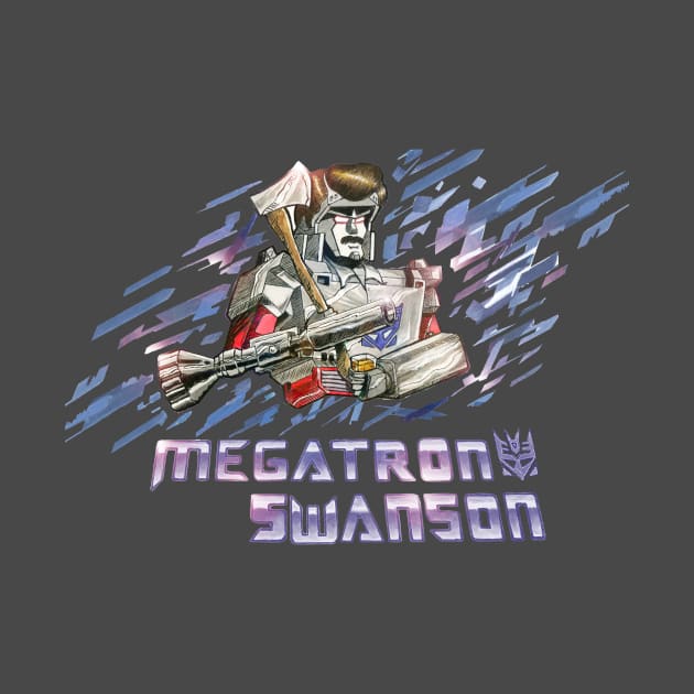 MegatRon Swanson by natearts