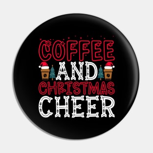 COFFEE AND CHRISTMAS CHEER Pin