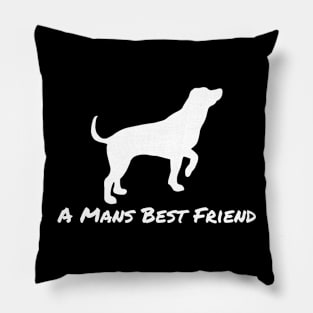 Mans Best Friend Pillow