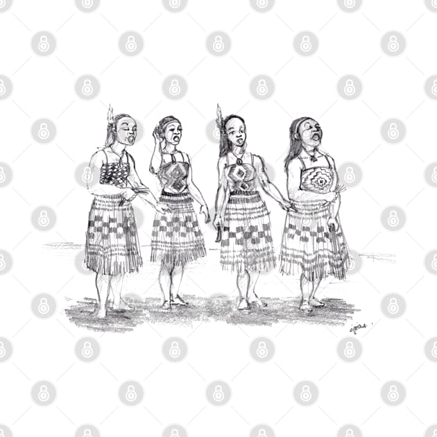 Maori women pohiri by EmilieGeant