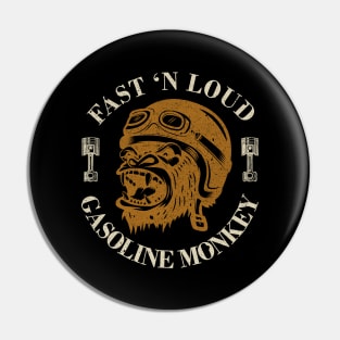 Monkey Biker Pin