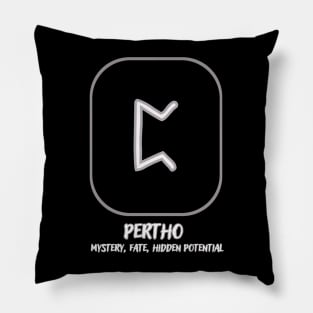 The Nordic rune Pertho Pillow