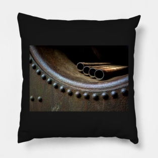 Rivets And Pipes Pillow