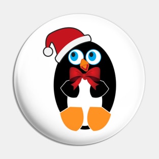 Christmas penguin Pin