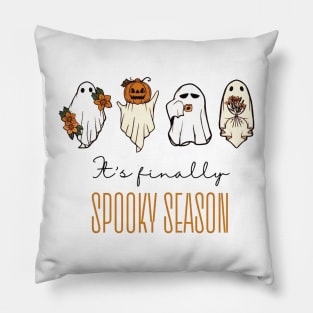 It's Finally Spooky Season Pillow