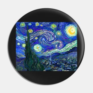 Starry Night - Vincent Van Gogh Pin