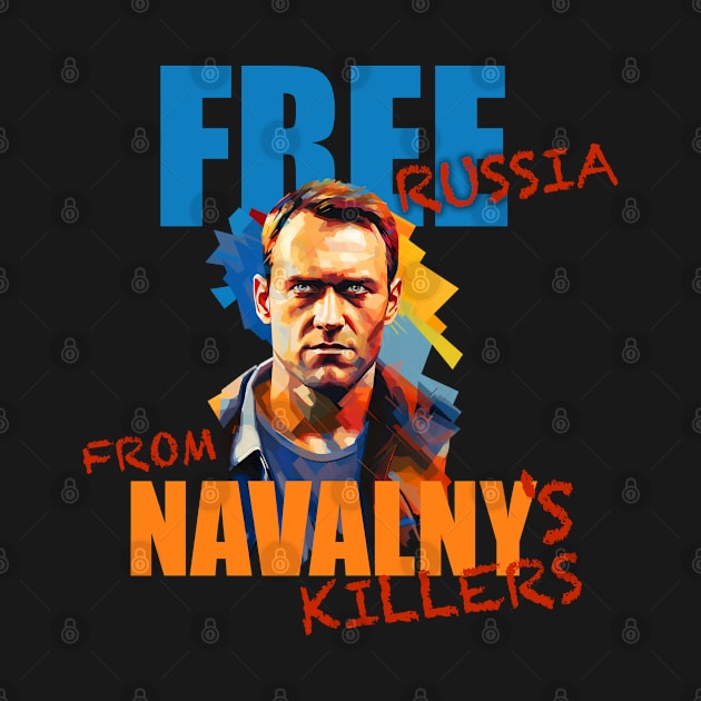 FREE NAVALNY by Revolutionary Tees