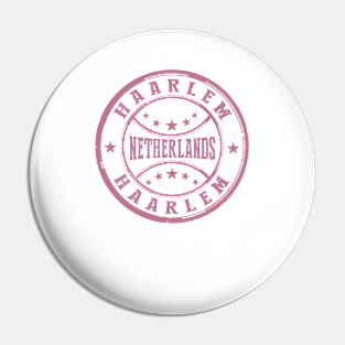 Stamp City Of Haarlem Pin