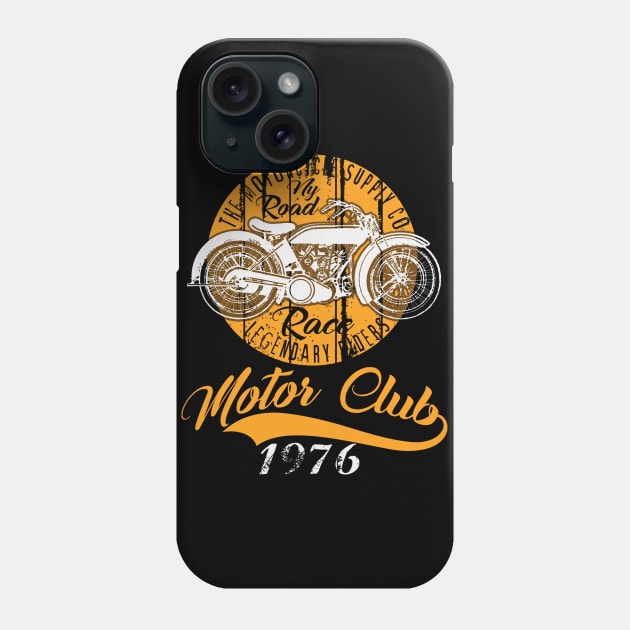 THE MOTORCYCLE SUPPLY co - MOTOR CLUB by ANIMOX Phone Case by Animox
