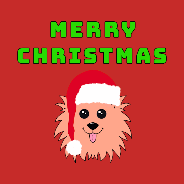 Merry Christmas with Dog by Designs_by_KC