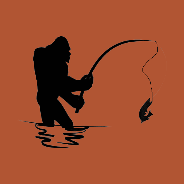 Fishing Bigfoot by bryanartsakti