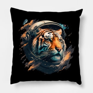 space tiger Pillow