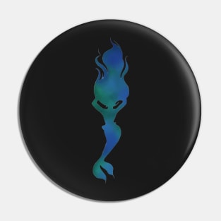 Mermaid silhouette Pin