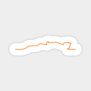 McLaren F1 Car Line Art - 2021 Model Magnet