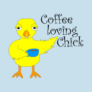 Coffee Chick Text T-Shirt