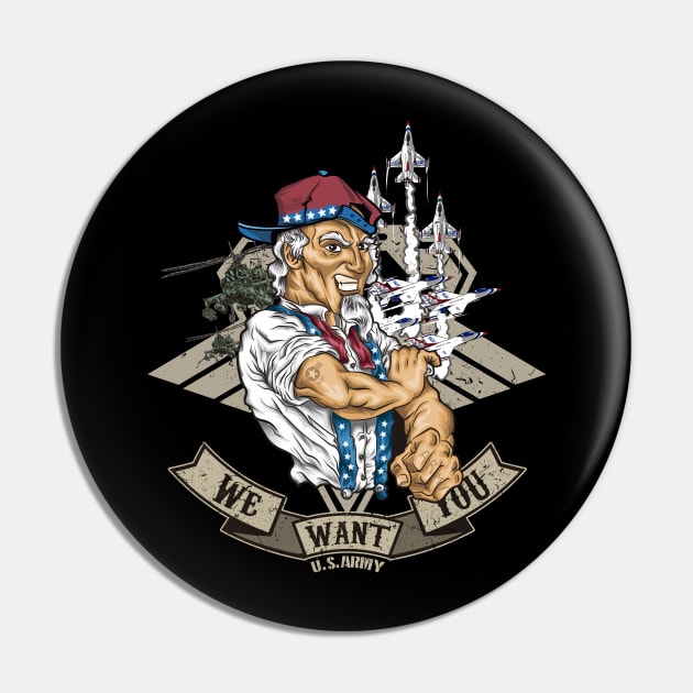 UNCLE SAM URBAN PROUD PATRIOTIC Pin by JOISDRAW ART