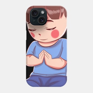 Little Boy Praying ~ Meditating Phone Case