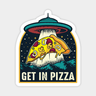 Pizza Abduction Magnet