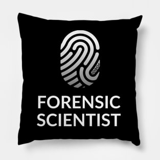 FORENSIC Scientist Shirt | Forensic Science Tee for CSI, Criminalists, Pathologists, and Techs Pillow