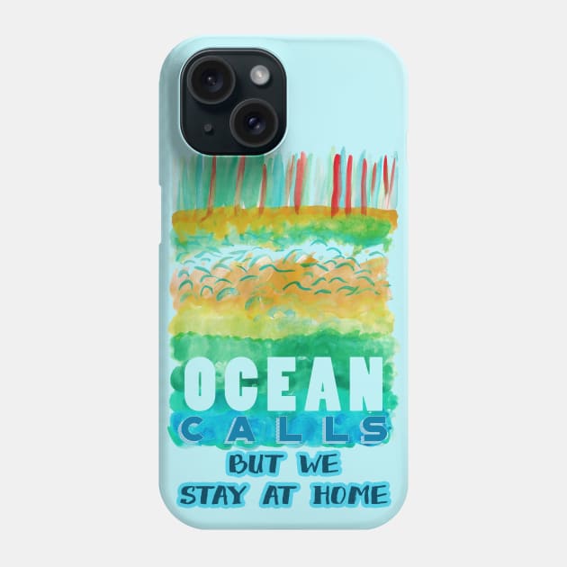 Ocean calls Phone Case by AgniArt