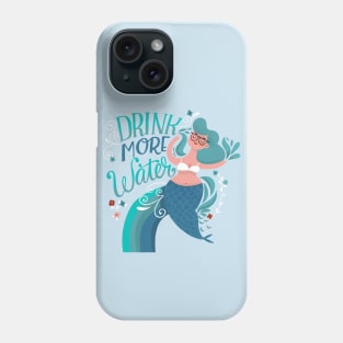 Work From Home Happy- Drink More Water Phone Case