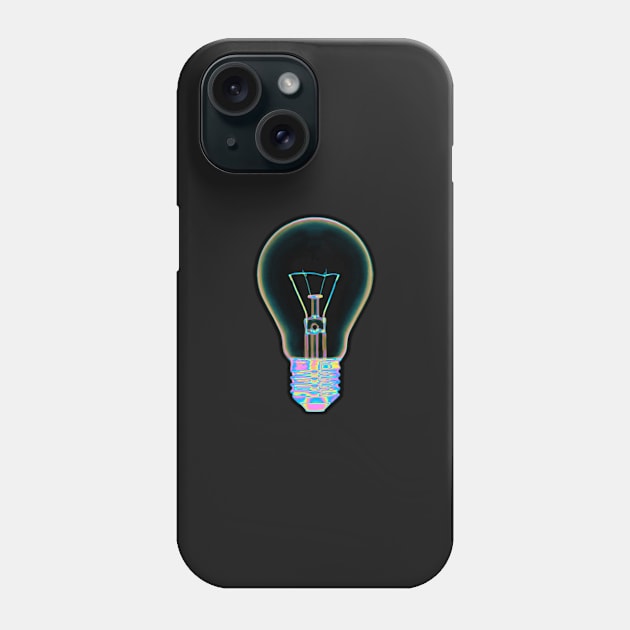 Holo Light Bulb Phone Case by dinaaaaaah