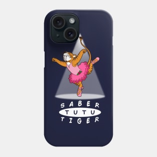 Funny Cute Dancing Sabertooth Tiger Phone Case