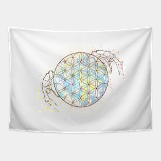 Flower Of Life Tapestry