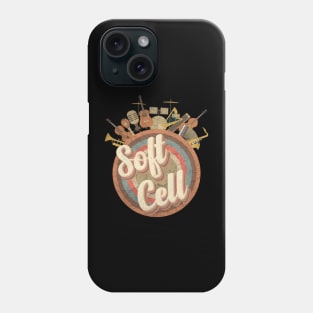 Music Tour Vintage Retro // Soft Cell Phone Case