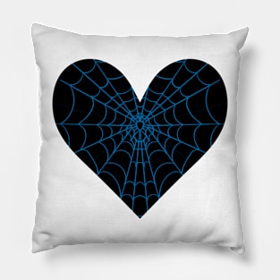 Spider Web Heart V5 Pillow