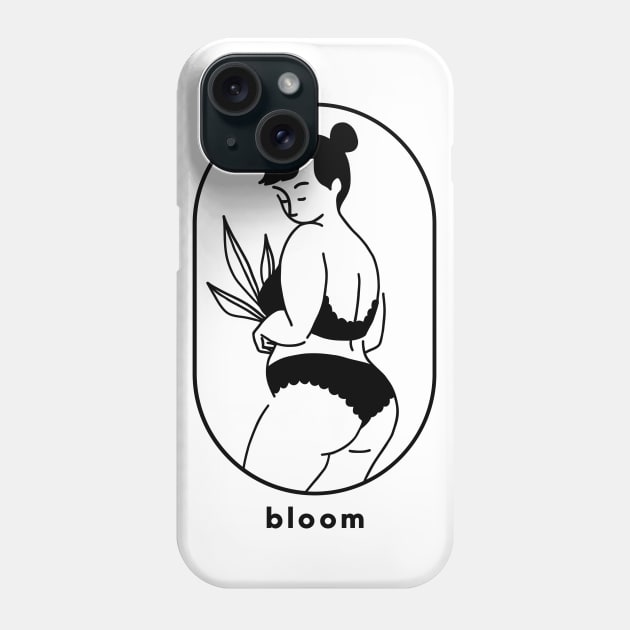 Bloom - Body Positive Plant Mom Phone Case by Just Kidding Co.