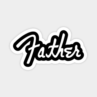 Guitar Father Logo Magnet