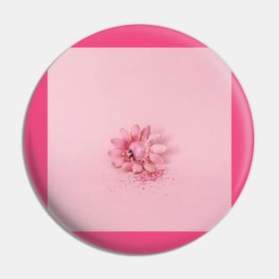 pink flower Pin