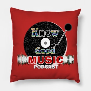 Know Good Music RED variant Pillow